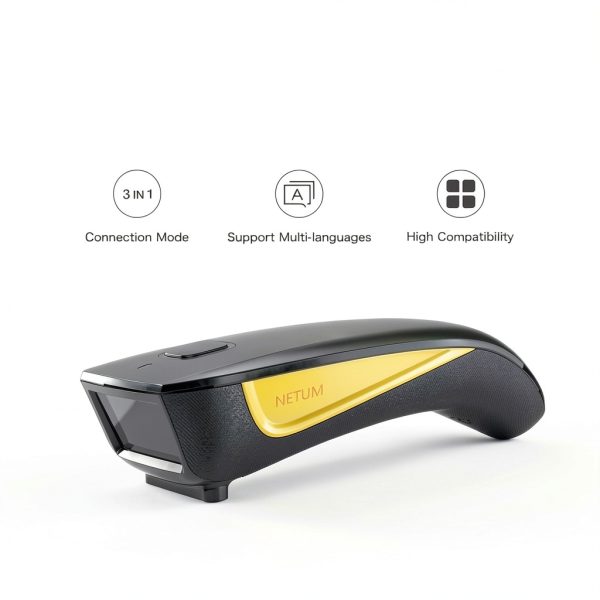 Barcode Scanner NETUM C750 Pocket Wireless 2D QR Code Scanner-1