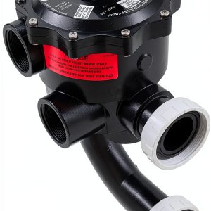Multiport Valve, Pent DE Filter, 2" ABS, w/Unions, 6 Pos-0