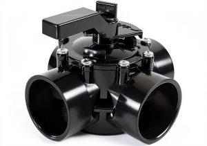 4717 3-Port 2 to 2-1/2-Inch Positive Seal NeverLube Valve, 170 GPM Flow, Suitable for 2" & 2-1/2" PVC Pipe-0