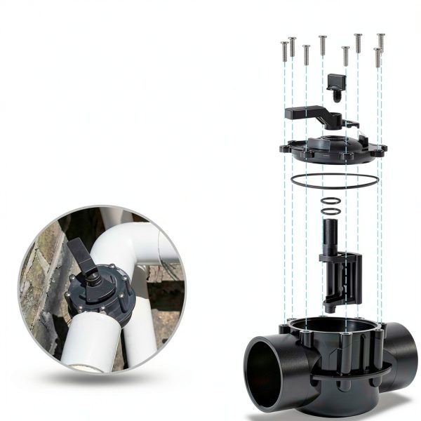 4716 2-Port 2 to 2-1/2-Inch Positive Seal NeverLube Valve, 170 GPM Flow, Suitable for Only 2" & 2-1/2" PVC Pipe-2